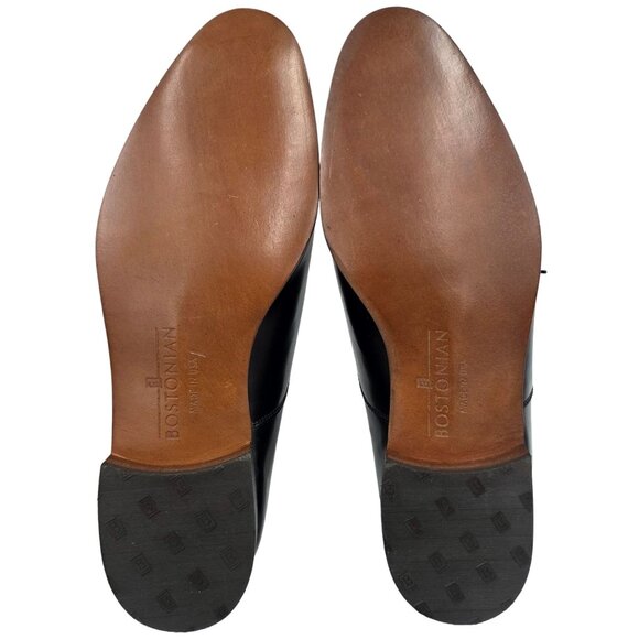 NEW Old Stock Bostonian USA Classics Black Leather Dress Shoes Mens 9M Oxfords - Picture 3 of 10